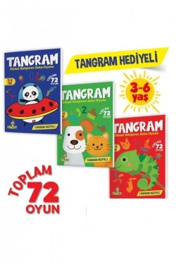 3-6 Yaş Tangram Ve Dikkat Geliştirme Seti