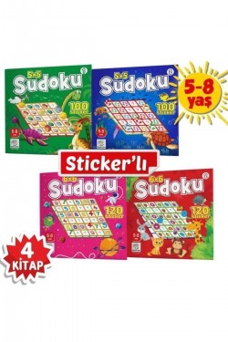 5-8 Yaş Stickerlı Sudoku Seti