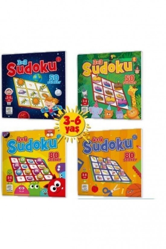 3-6 Yaş Stickerlı Sudoku Seti