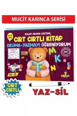 Yükselen Zeka Kolay Okuma Sistemi – Cırt Cırtlı Kitap Okuma-yazmayı Öğreniyorum Yaz-sil 4-7 Yaş