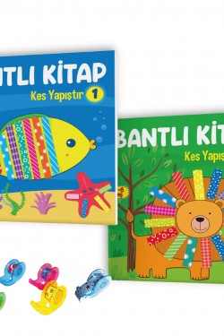 Kes Yapıştır – Bantlı Kitap Seti (15 Adet Bant Hediyeli)