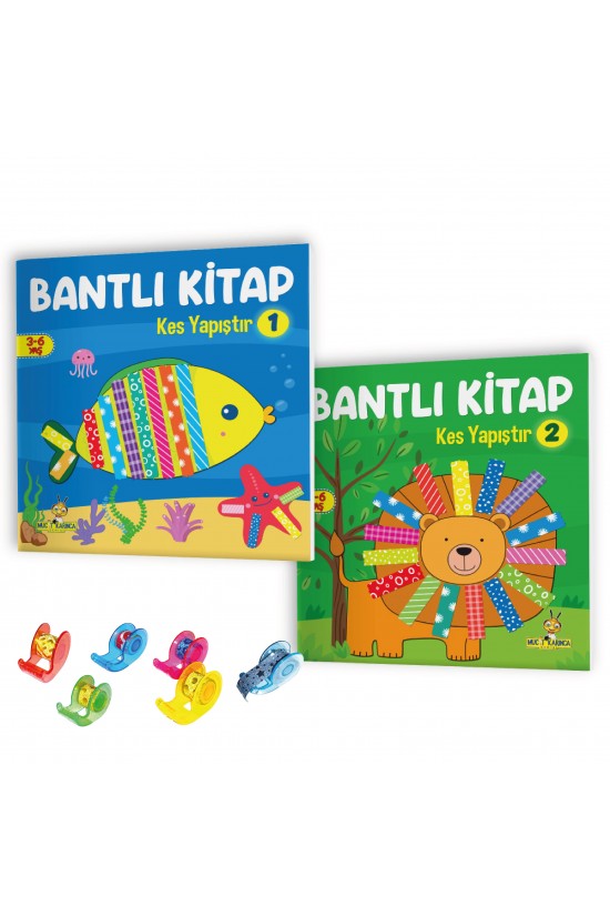 Kes Yapıştır – Bantlı Kitap Seti (15 Adet Bant Hediyeli)